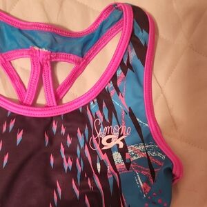 GK Pink and Blue Athletic Top Womens Large